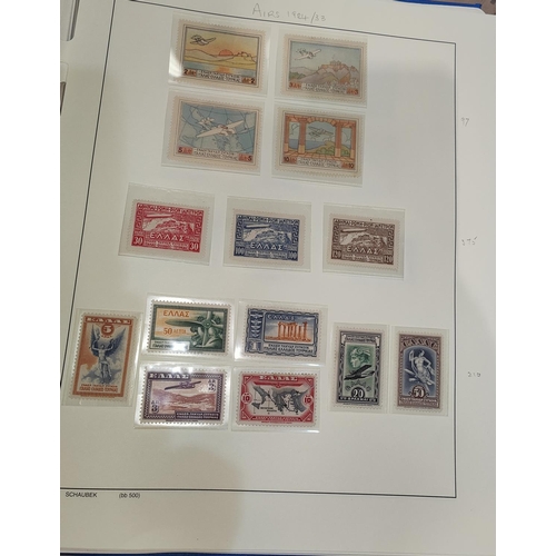 155E - An album of Greek stamps.