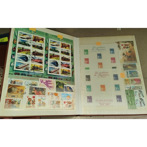 177 - Five stockbooks of French stamps including sheets etc