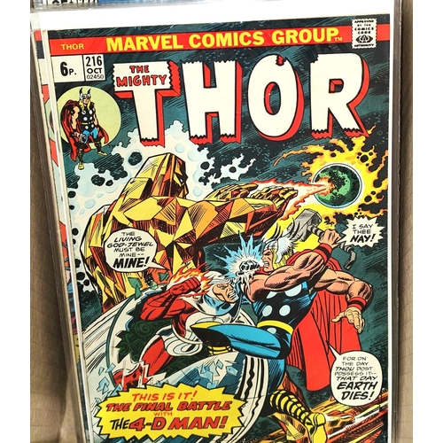 409A - Marvel Comics: The Mighty Thor 200, 201, 206-275 (UK and US pricing variants)