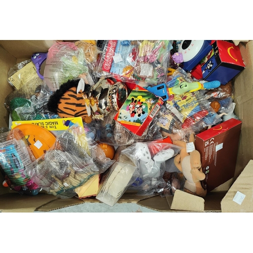 372C - A large collection of McDonalds toys and other soft toys