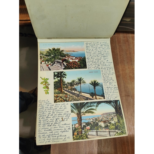 125F - A 1926 travelogue manuscript and pictures of a journey around the Riviera  