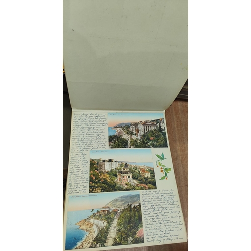 125F - A 1926 travelogue manuscript and pictures of a journey around the Riviera  