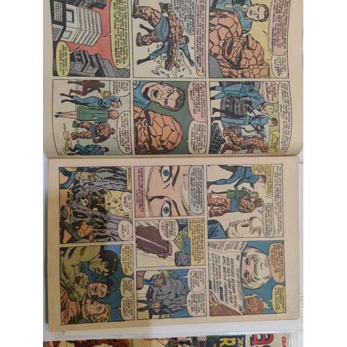 417A - Marvel Comics: 1960's Jack Kirby and Stan Lee, Fantastic Four issue 24 and 25 UK price variant