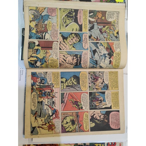 417A - Marvel Comics: 1960's Jack Kirby and Stan Lee, Fantastic Four issue 24 and 25 UK price variant