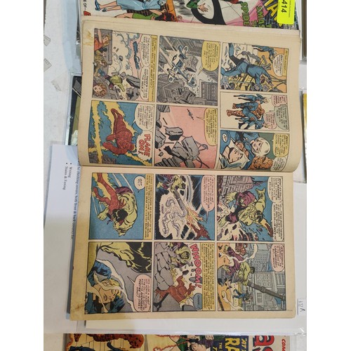 417A - Marvel Comics: 1960's Jack Kirby and Stan Lee, Fantastic Four issue 24 and 25 UK price variant