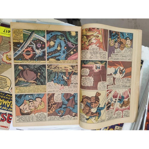 418A - Marvel Comics: 1960's Jack Kirby and Stan Lee Fantastic Four issues 48, 49, 50 Galactus trilogy feat... 