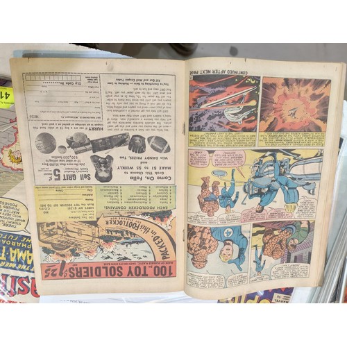 418A - Marvel Comics: 1960's Jack Kirby and Stan Lee Fantastic Four issues 48, 49, 50 Galactus trilogy feat... 