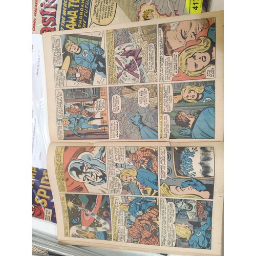 418A - Marvel Comics: 1960's Jack Kirby and Stan Lee Fantastic Four issues 48, 49, 50 Galactus trilogy feat... 