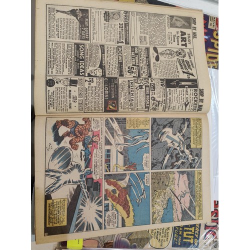 418A - Marvel Comics: 1960's Jack Kirby and Stan Lee Fantastic Four issues 48, 49, 50 Galactus trilogy feat... 