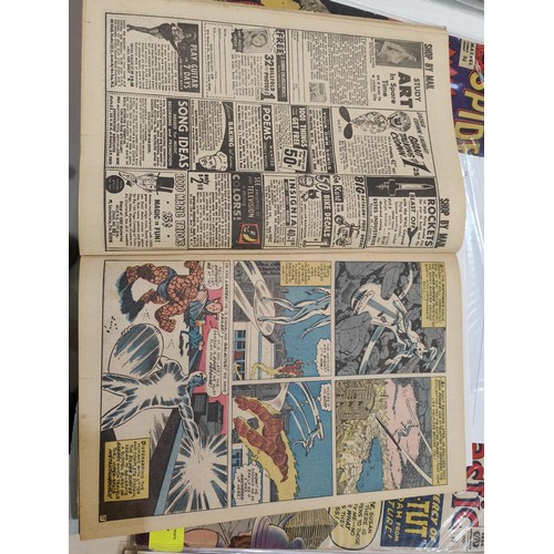 418A - Marvel Comics: 1960's Jack Kirby and Stan Lee Fantastic Four issues 48, 49, 50 Galactus trilogy feat... 