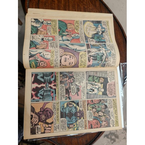 418A - Marvel Comics: 1960's Jack Kirby and Stan Lee Fantastic Four issues 48, 49, 50 Galactus trilogy feat... 