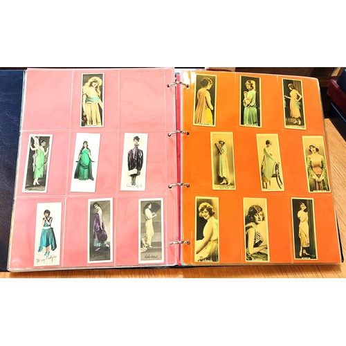 152 - An album of cigarette and other cards relating to 20th century film stars:  Talkie Stars; Scerries c... 