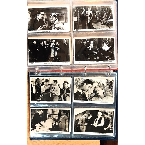 153 - Two albums of postcards relating to 20th century film stars:  Film Weekly & Film Shots, 163 appr... 