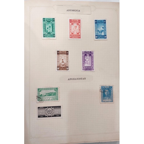 41 - Two albums and a stockbook containing a collection of stamps