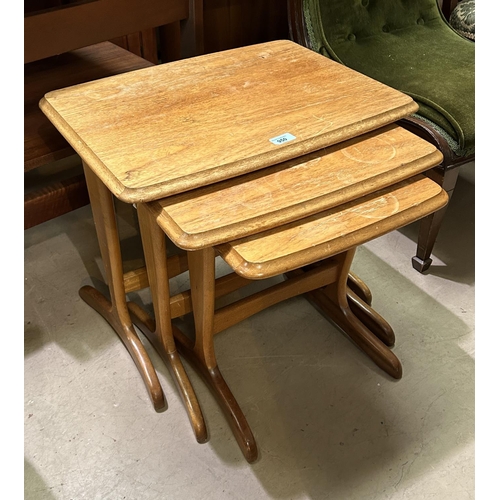 950 - A 1970's/80's nest of teak occasional tables