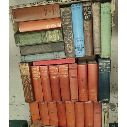 147 - A collection of vintage hardback books