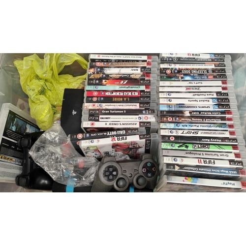 311 - Two Playstation 3 consoles and a collection of various games