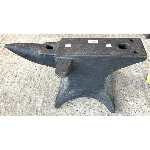 147 - A 19th century anvil