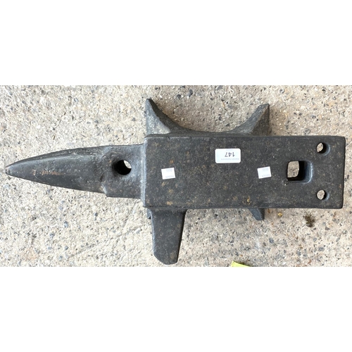 147 - A 19th century anvil