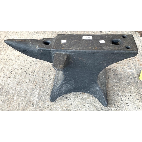 147 - A 19th century anvil