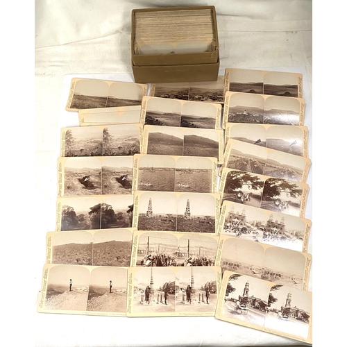 183 - A collection of Stereoscope cards Set, South African, by Underwood.