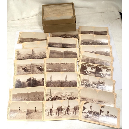 183 - A collection of Stereoscope cards Set, South African, by Underwood.