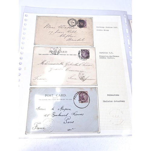 213 - GB: QV, 1881 1d lilac, a selection of 30 used examples on covers etc. and a QV £1 lilac (a/f)