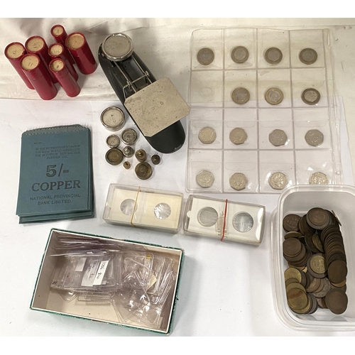 240 - A selection of £2 coins and coin collecting accessories