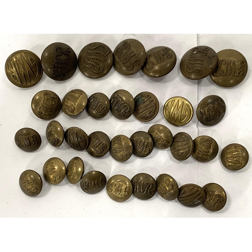 259 - A collection of Victorian/ Edwardian Great Western Railway and other buttons