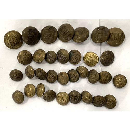 259 - A collection of Victorian/ Edwardian Great Western Railway and other buttons