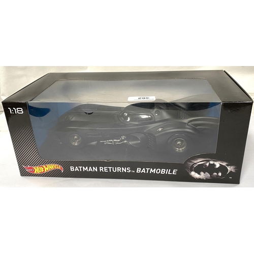 362 - Hot Wheels Batman Returns Batmobile 1/18th scale in original box