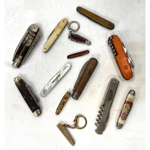 70 - A selection of early 20th century pocket knives and other later examples