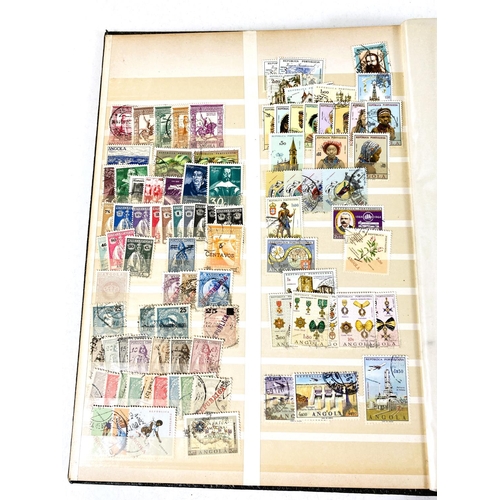 243 - A stockbook of world stamps. a quantity of stamps on loose sheets, a large International Junior stam... 