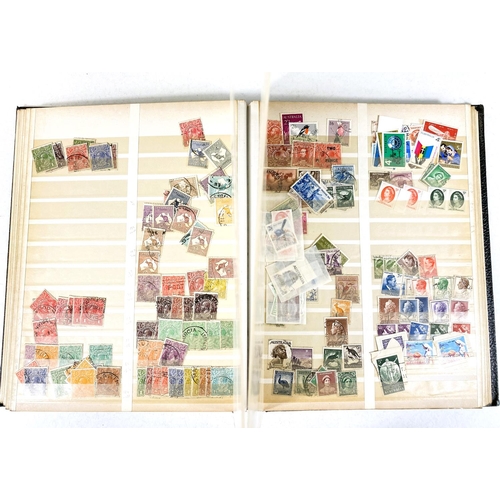 243 - A stockbook of world stamps. a quantity of stamps on loose sheets, a large International Junior stam... 