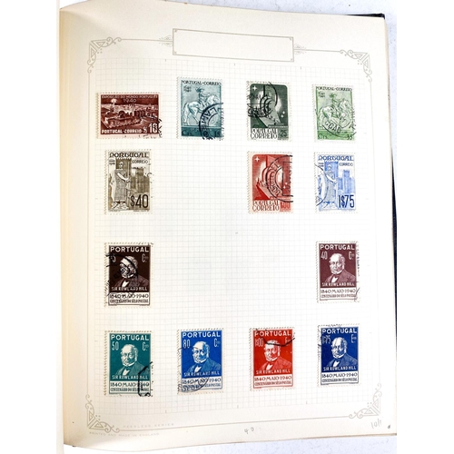 243 - A stockbook of world stamps. a quantity of stamps on loose sheets, a large International Junior stam... 