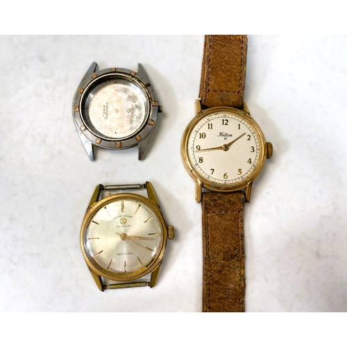 744 - A vintage Favre-Leuba Sea King wrist watch and another 