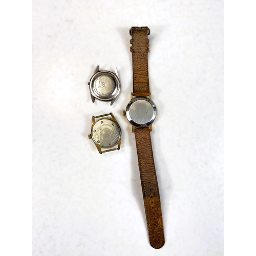 744 - A vintage Favre-Leuba Sea King wrist watch and another 