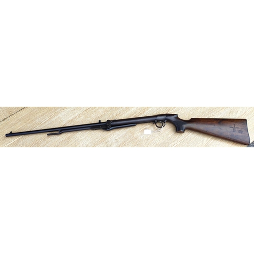 299 - An early 20th century BSA air rifle, standard pattern, stamped stock