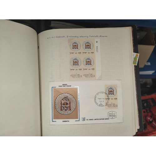 204 - ISRAEL: a collection of stamps and postal covers in albums