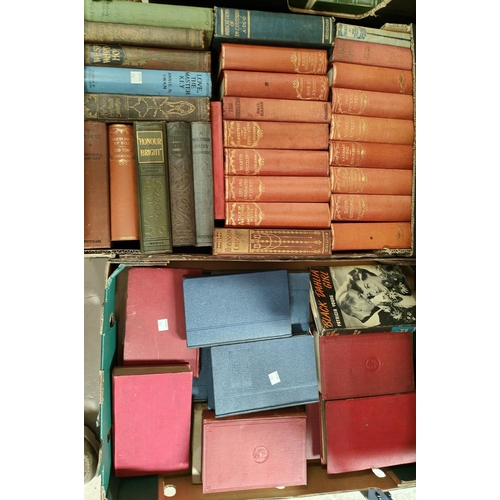 217 - A collection of vintage hardback books