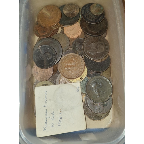 98 - A selection of world coins:  Roman-1960's, 75 pieces approx.