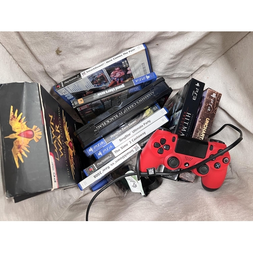 312 - A PS4 and a collection of PS2 and later games