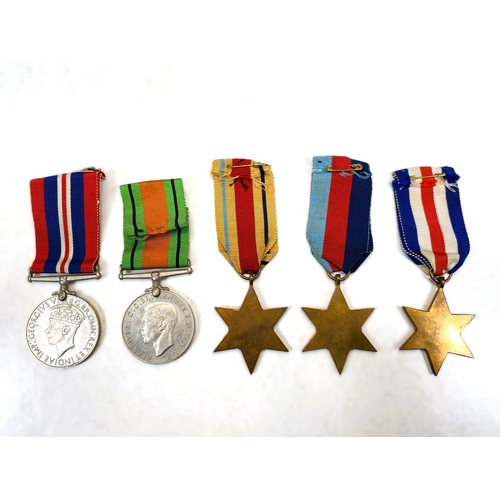 178 - A set of five WWII medals