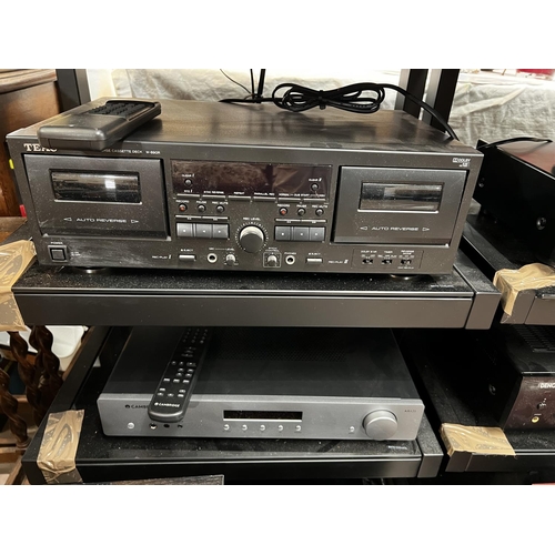 210A - PMA720AE, a TEAC Double Auto Reverse Cassette deck W-890R, Cambridge AX A35 integrated amplifier, a ... 