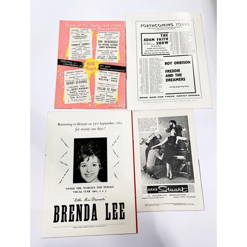 246 - A selection of 1960's pop concert programmes