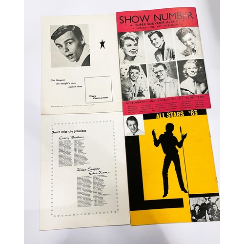 246 - A selection of 1960's pop concert programmes