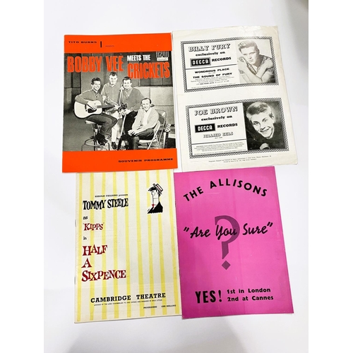 246 - A selection of 1960's pop concert programmes