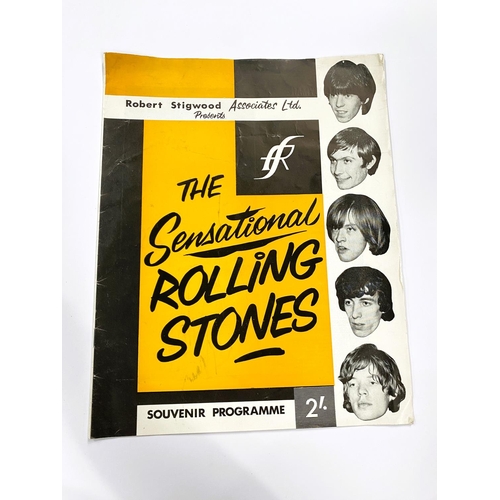 247 - THE ROLLING STONES: 3 1960'S concert programmes