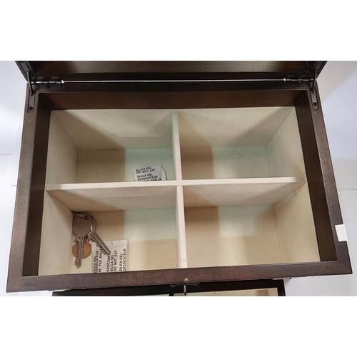 7 - A modern jewellery box with fitted interior