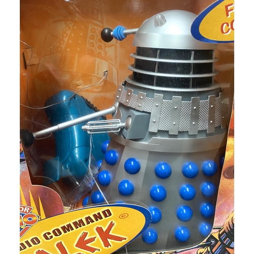 50A - BBC Doctor Who “Radio Command Dalek”, approx height 30cm, Blue/Silver.